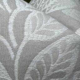Natural Leaves Design Throw Pillow Cover, Decorative Handmade Accent Cushion Case For Sofa Couch Bedroom Home Decor , Beige 16 - thumbnail 2