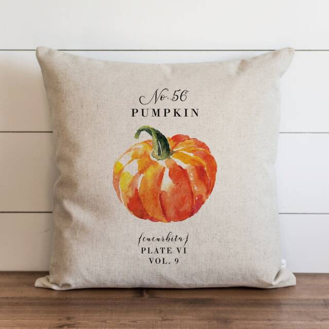 Pumpkin Pillow Cover - Fall Pillow Thanksgiving Decor Home 20 X 18 - image 1