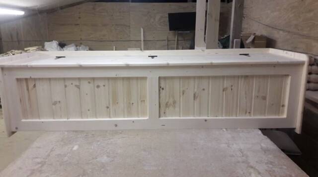 5Ft Bedding, Backless Storage Bench, Entry Shoe Bench, Window Seat Any Size Made. Delivery Cost Shown On The 2nd Photo - image 1