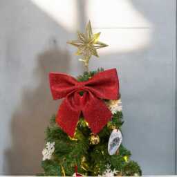 Christmas Tree Topper Star - North Design, 25 cm Gold Metal - thumbnail 2