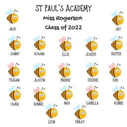 Personalised End Of Year Gift For Teacher , Term Print, School Leavers Gift, Thank You Leaving Child - thumbnail 2