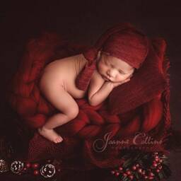 Exclusive Wool Blanket, Chunky Christmas Photo Prop, Baby Photography, Newborn Prop, Newborn Props, Newborn Posing - thumbnail 3