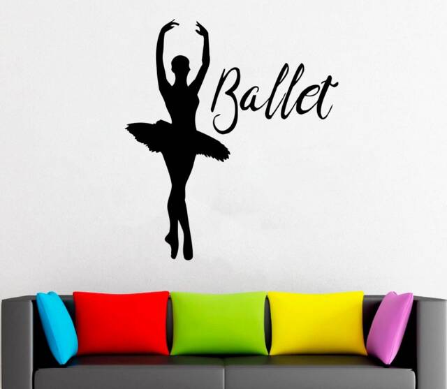 Ballerina Wall Decal Dance Studio Decor 1572 - image 1
