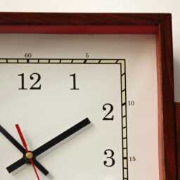 Wooden Wall Clock - New 33cm Handmade Upcycled Red Large Country Unique Gift Off The Clocks - thumbnail 3