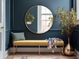 Round Mirror, Minimalist Circle Wall Shiplap Circular Mirror - Shine Bright With Asmiro