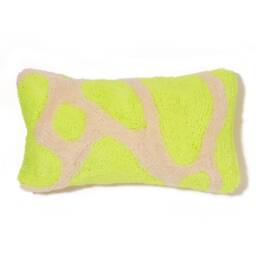Neon Abstract Shape Pillow, Gift For A Girl, Guy, Present, Housewarming - thumbnail 3