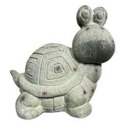 Resin Stone Effect Tortoise Garden Decoration Ornament - thumbnail 2