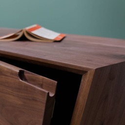 Konk ??? Three Cupboard Zonk [Walnut] Bespoke Sizes Available Mid Century Console Tv Stand With Storage, Modern Media Unit - thumbnail 4