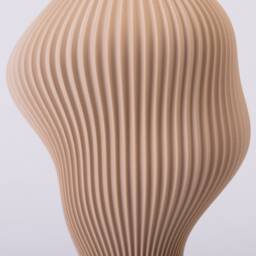 Pleated Lampshade - 3D Printed Adapted To E27/E26 Lamp Holder Retro Style - thumbnail 2