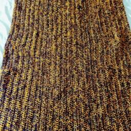 Hand Made Crochet Blanket Afghan Multi Color Camouflage - thumbnail 2