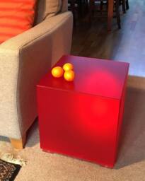 Lumicube T5 Frost - Illuminated Perspex Table - Plexiglass Lucite Acylic