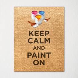 Keep Calm & Paint On - Fine Art Print Choice Of Color Purchase 3 Receive 1 Free - thumbnail 3