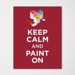 Keep Calm & Paint On - Fine Art Print Choice Of Color Purchase 3 Receive 1 Free - thumbnail 2