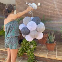 Nursery Pendant Light, Kids Lamp, Modern Ceiling Pendant Plug in Lamps - Molekular - thumbnail 2