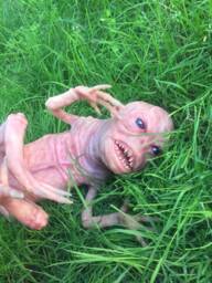 "Hand-Carved Platinum Silicone ""Sceng?? Baby Alieno" - thumbnail 1