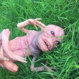 "Hand-Carved Platinum Silicone ""Sceng?? Baby Alieno" - thumbnail 3