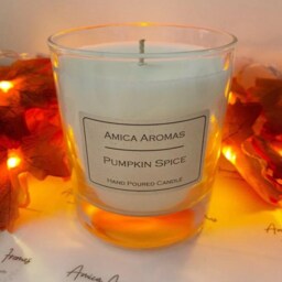 Pumpkin Spice - Candle -Gift Ideas -Highly Scented Christmas Birthday Gifts For Her Luxury New Home Handmade Soy Wax Teacher - thumbnail 2