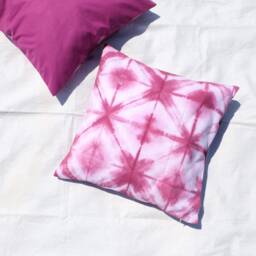 Pink Tie Dye Pillow Cover 20 X Inch Size, Pillowcase, Boho Throw Cover, Decorative Pillows - thumbnail 2