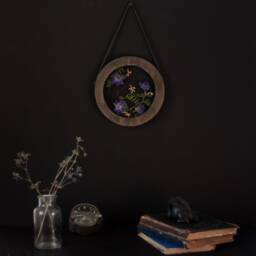 Round Framed Wall Decor 8 - thumbnail 3