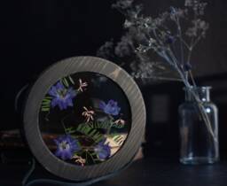 Round Framed Wall Decor 8 - thumbnail 1