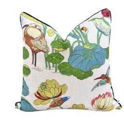 Gp & J Baker Nympheus Tropical Decorative Cushion Throw Pillow Cover - thumbnail 3