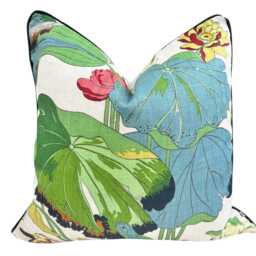 Gp & J Baker Nympheus Tropical Decorative Cushion Throw Pillow Cover - thumbnail 1