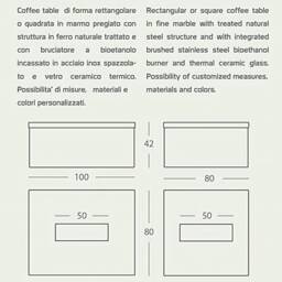 Prometeo - Coffee Table & Fireplace - thumbnail 2