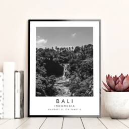 Baby Monkey Printable Wall Art - Bali Print Decor Minimalist Travel Forest Ubud - thumbnail 3