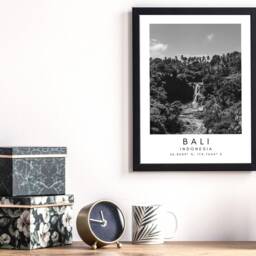 Baby Monkey Printable Wall Art - Bali Print Decor Minimalist Travel Forest Ubud - thumbnail 2