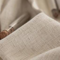 Sylvan Linen Curtain, 4 Colors, Semi Blackout Drape, Soft Custom Size Curtain For Livingroom Bedroom, Extra Long 1Pc - thumbnail 3