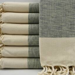 "Turkish Towel, Green Towel, Turkish Bath Peshtemal, Hammam Towel, 40""x67" - thumbnail 3