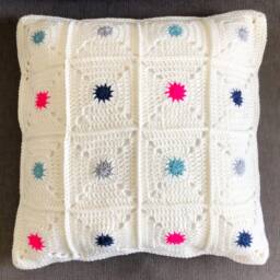 Sunburst Crochet Pillow - thumbnail 3