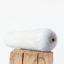 Handmade Concrete Cylinder Pendant Light With Marble Sphere - thumbnail 3