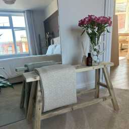 Rustic Wooden Bench - thumbnail 2