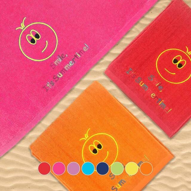 "Large Beach Towel - 100% Cotton Size 100cm X 180cm - 39"" 71" - image 1