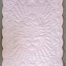 Silky Blanket, Satin Blessing Baptism Quilt, White Gift - thumbnail 2