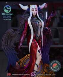 Ultimecia - Final Fantasy 3D Printed Figure 18 Scale