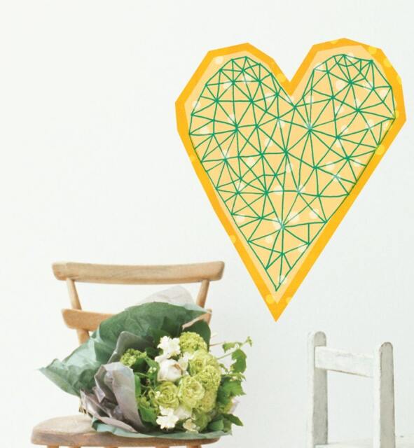 Geooheart Wall Sticker Decal - Illustration Stickers, Animals Decals, Home Decor, Art, Illustrations