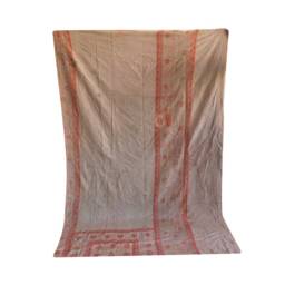 Vintage Floral Kantha Quilt Reversible Indian Cotton Blanket - 80x56 Inches - thumbnail 4