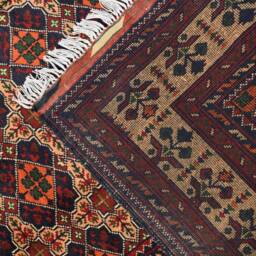 Hand Knotted Wool Bokhara Rug 5x7 Turkoman Tribal Design - thumbnail 4