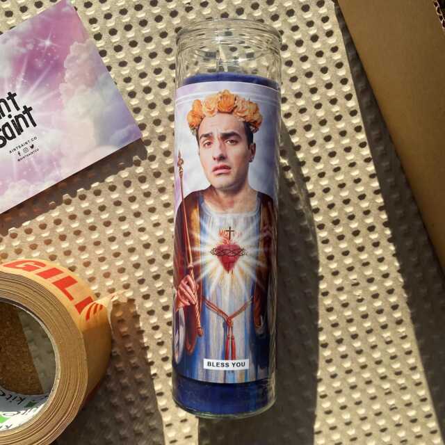 Saint Jamie Demetriou Prayer Candle Scented Vegan Soy Wax, 120Hr - image 1