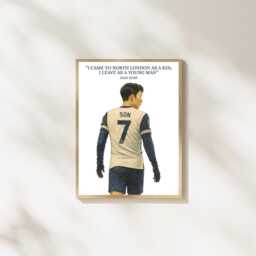 Son Heung-Min Tottenham Hotspur Poster Spurs Football Fan Gift - thumbnail 2