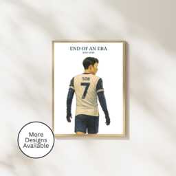 Son Heung-Min Tottenham Hotspur Poster Spurs Football Fan Gift - thumbnail 1