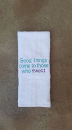"Motivational Gym Sweat Towel " - thumbnail 3