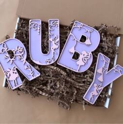 xl Fairy Wall Letter Children's Nursery Decor - 30cm Tall - thumbnail 1