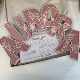 xl Fairy Wall Letter Children's Nursery Decor - 30cm Tall - thumbnail 2