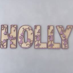 xl Fairy Wall Letter Children's Nursery Decor - 30cm Tall - thumbnail 3