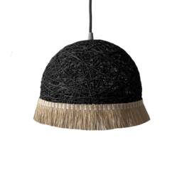 Pendant Light Fringe, Jute Pendant Light, Lighting Boho Style, Fringe Modern Hanging Lamp, Ceiling Boho Decor - Jute I - thumbnail 3