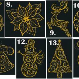Embroidery Add-On, Embroidered Christmas Design, Custom Embroidery, Personalized Stockings - thumbnail 3
