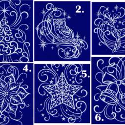 Embroidery Add-On, Embroidered Christmas Design, Custom Embroidery, Personalized Stockings - thumbnail 2